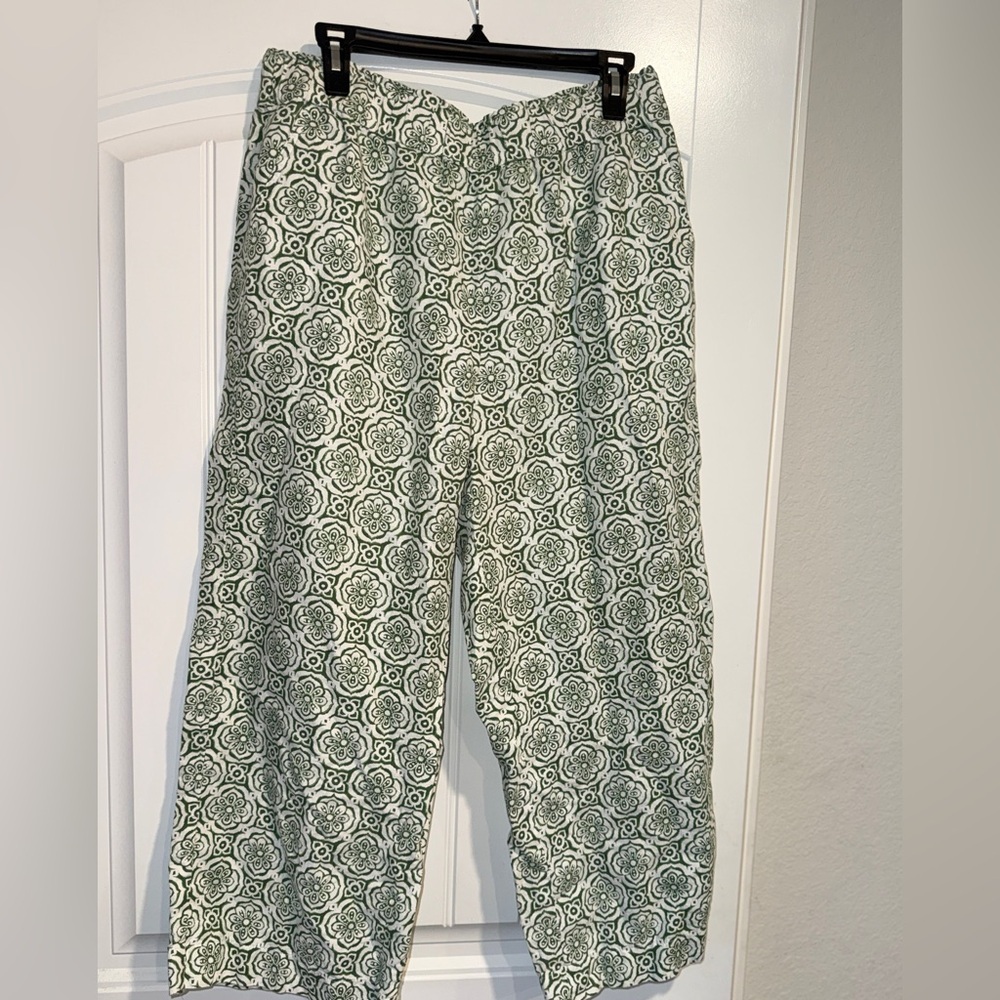 Talbots Green Patterned Jumpsuit - Picture 9 of 13